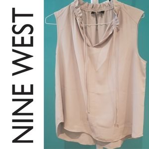 Nine West Grey Sleeveless Top